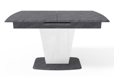 Стол Шарли обеденный (белый/бетон серый) фото Стол Шарли обеденный (белый/бетон серый). Фото №2