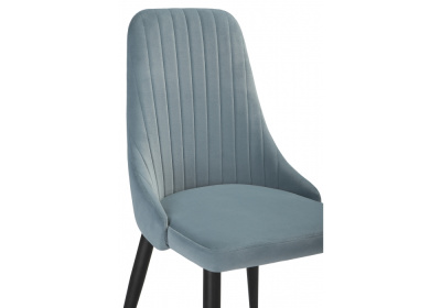 Стул Kora light blue / black. Фото