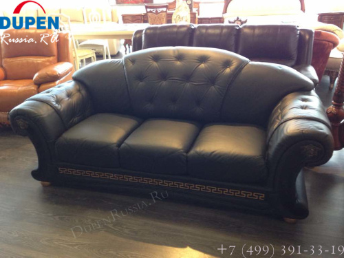 Диван-кровать Versace 3-х местный черный. Фото №22