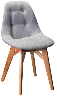 Стул Eames lite Грей/Натуральный Бук фото Стул Eames lite Грей/Натуральный Бук. Фото №2