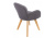 Стул деревянный Стул Asia wooden legs / grey fabric фото Стул деревянный Стул Asia wooden legs / grey fabric. Фото №5