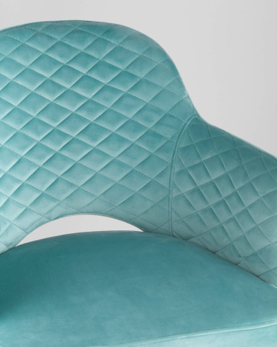 Стул Венера диамант велюр мятный. Фото №10