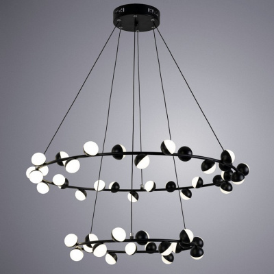 Подвесная люстра Arte Lamp Dexter A3619SP-48BK фото Подвесная люстра Arte Lamp Dexter A3619SP-48BK. Фото №2