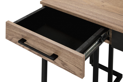 Стол рабочий лофт дуб табак графит . Фото №9