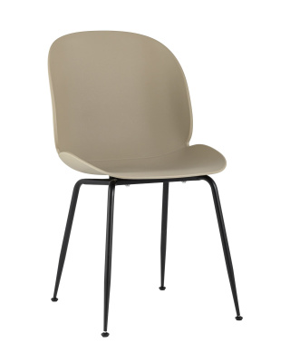 Стул Beetle пластик бежевый. Фото