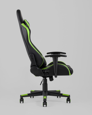 Кресло игровое TopChairs Gallardo зеленое фото Кресло игровое TopChairs Gallardo зеленое. Фото №4