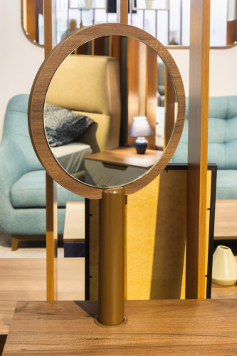 Зеркало для стола туалетного Сканди Орех. Фото №8