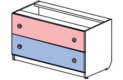 Комод низкий широкий Силуэт. Фото №2