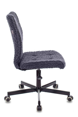 Кресло Бюрократ CH-330M синий экомех крестовина металл черный. Фото №5