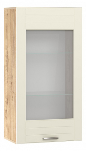 Шкаф навесной  Livorno НМ 011.30, Софт Панакота, Дуб Бунратти. Фото №1