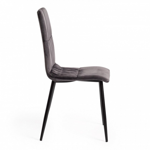 Стул FURLA (mod. 4816) металл/вельвет, 89х56х44см, серый (поставляется по 2 шт). Фото №2