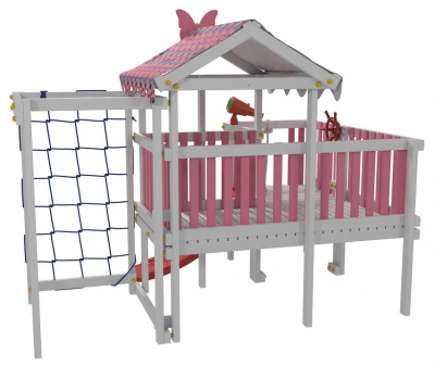 Комплекс игровой ДК9Р, розовый, серый. Фото №4