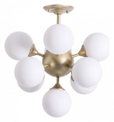 Люстра на штанге Arte Lamp Fobos A2704PL-9SG фото Люстра на штанге Arte Lamp Fobos A2704PL-9SG. Фото №1