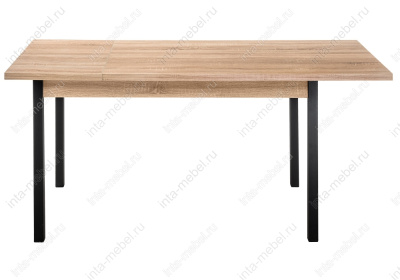 Стол деревянный Оригон сонома / черный матовый. Фото №4