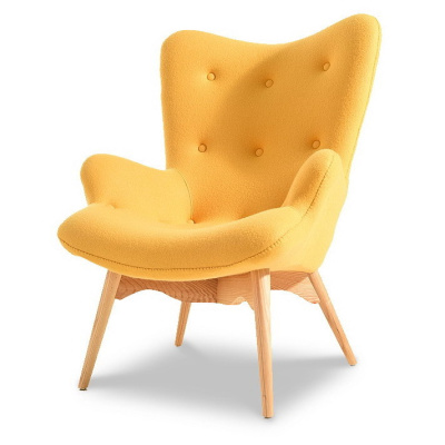 Кресло DC917 yellow-желтое. Фото №2