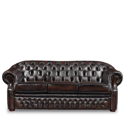 Диван B-128 (3-х местный) коричневый. Фото №3