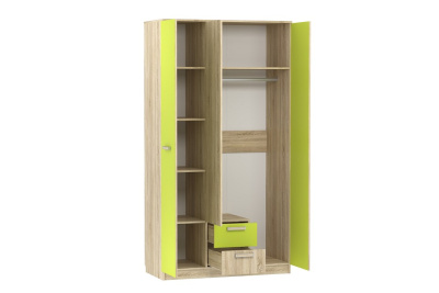 Акварель НМ 013.08-01 М1 Шкаф комбинированный Лайм/Дуб сонома, Дуб Сонома. Фото №2