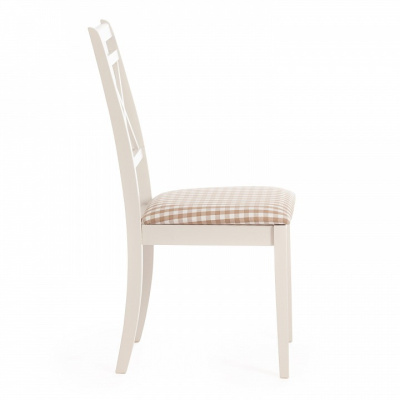 Стул Picasso ( PC-SC ) дерево гевея/мдф, 45х53х97см, ivory white (слоновая кость 2-5), ткань: клетка мелкая (S505-18) (поставляется по 2 шт) фото Стул Picasso ( PC-SC ) дерево гевея/мдф, 45х53х97см, ivory white (слоновая кость 2-5), ткань: клетка мелкая (S505-18) (поставляется по 2 шт). Фото №2