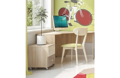 Тумба мобильная два ящика Силуэт. Фото №3