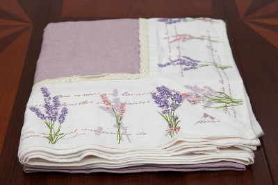 Скатерть Secret De Maison Aromate 160см х 160см. Фото №3