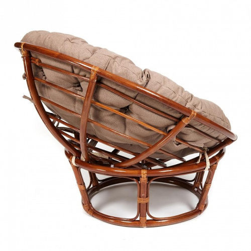 Кресло PAPASAN  23/01 W /с подушкой/ Pecan (орех), экошерсть Коричневый, 1811-5. Фото №2