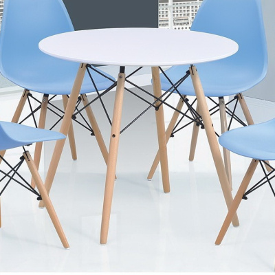 Стол DT-902-2 белый (Ф 100 СМ) фото Стол DT-902-2 белый (Ф 100 СМ). Фото №4