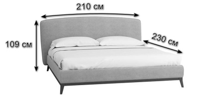 Кровать с ортопедическим основанием и ящиком Сканди Лайт 1.8 Сапфир фото Кровать с ортопедическим основанием и ящиком Сканди Лайт 1.8 Сапфир. Фото №3