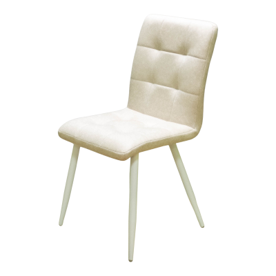 Стул Доби (Каркас (белый 9016 матовый) тк. коллекции Safari бежевый 011). Фото №5