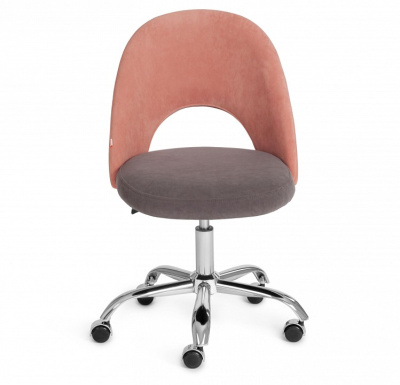 Кресло LATINA флок , розовый/серый, 137/29. Фото