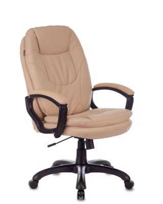 Кресло руководителя Бюрократ CH-868N бежевый Or-14 эко.кожа крестовина пластик фото Кресло руководителя Бюрократ CH-868N бежевый Or-14 эко.кожа крестовина пластик. Фото №2