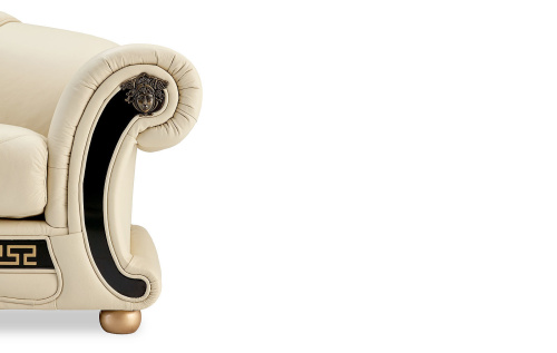 Диван 2-х местный Versace лавсит белый. Фото №7