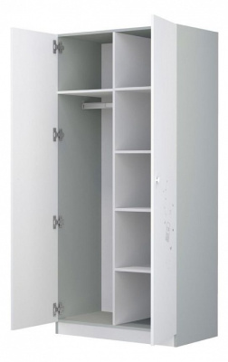 Шкаф платяной Polini kids French 1230 Teddy, белый фото Шкаф платяной Polini kids French 1230 Teddy, белый. Фото №3