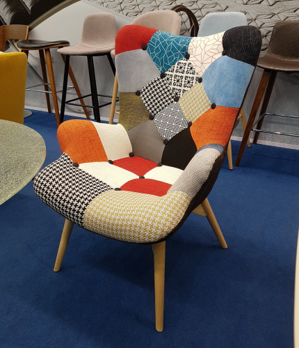 Кресло Contour DС-917(P) patchwork-лоскутный микс. Фото №8