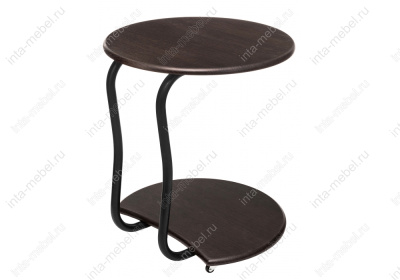 Журнальный стол Андромеда черный матовый / орех фото Журнальный стол Андромеда черный матовый / орех. Фото №2