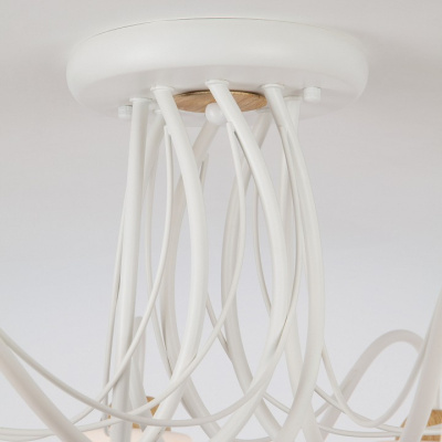 Потолочная люстра Eurosvet Betty 70062/8 белый фото Потолочная люстра Eurosvet Betty 70062/8 белый. Фото №2