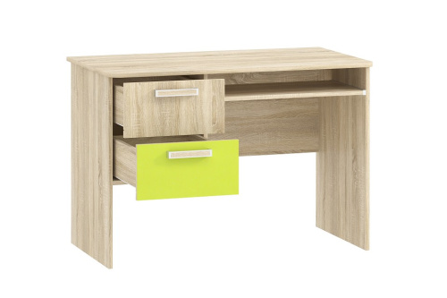 Акварель НМ 009.19-05 М2 Стол для компьютера Лайм/Дуб сонома, Дуб Сонома. Фото №2