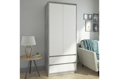 Шкаф платяной Биллунд,белый. Фото №4