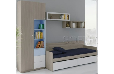 Полка настенная три секции Силуэт. Фото