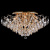 Потолочная люстра Eurosvet Crystal 10081/12 золото/прозрачный хрусталь Strotskis. Фото №2