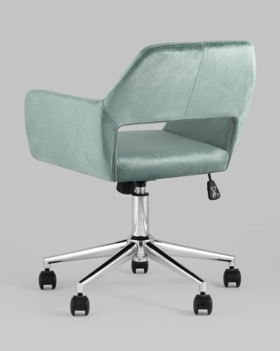 Кресло офисное Ross велюр морской фото Кресло офисное Ross велюр морской. Фото №7