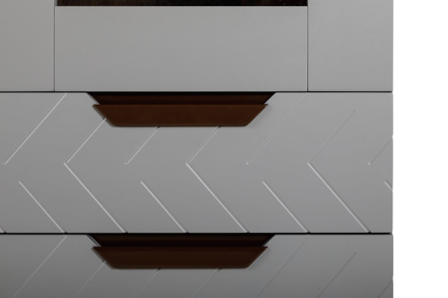 Шкаф витрина Сканди Грей. Фото №10