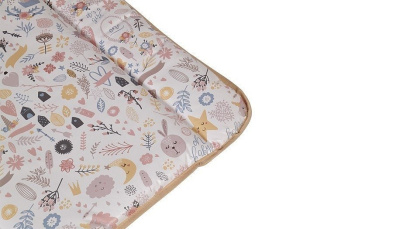 Матрас пеленальный Polini kids Единорог Hello baby, бежевый. Фото