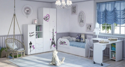 Тумба комбинированная Трио,белый. Фото