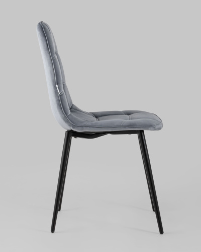 Стул Тейлор велюр серый. Фото №4