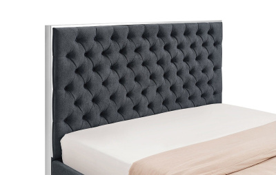 Кровать LBD1704 серая фото Кровать LBD1704 серая. Фото №5