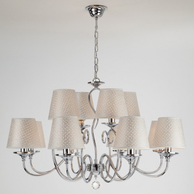 Подвесная люстра Eurosvet Fresa 70068/12 хром фото Подвесная люстра Eurosvet Fresa 70068/12 хром. Фото №2