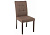 Стул деревянный Madina dark walnut / fabric brown