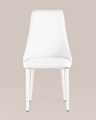 Стул Луис экокожа белый. Фото