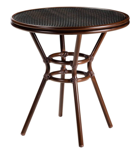 Стол Патонг Glass Rattan D-70 фото Стол Патонг Glass Rattan D-70. Фото №1