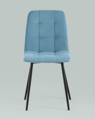 Стул Oliver велюр пыльно-голубой. Фото №5